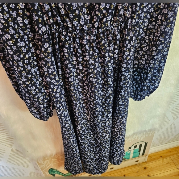 Shein Cottagecore Tradwife Corset-back Midi Dress - Picture 3 of 7